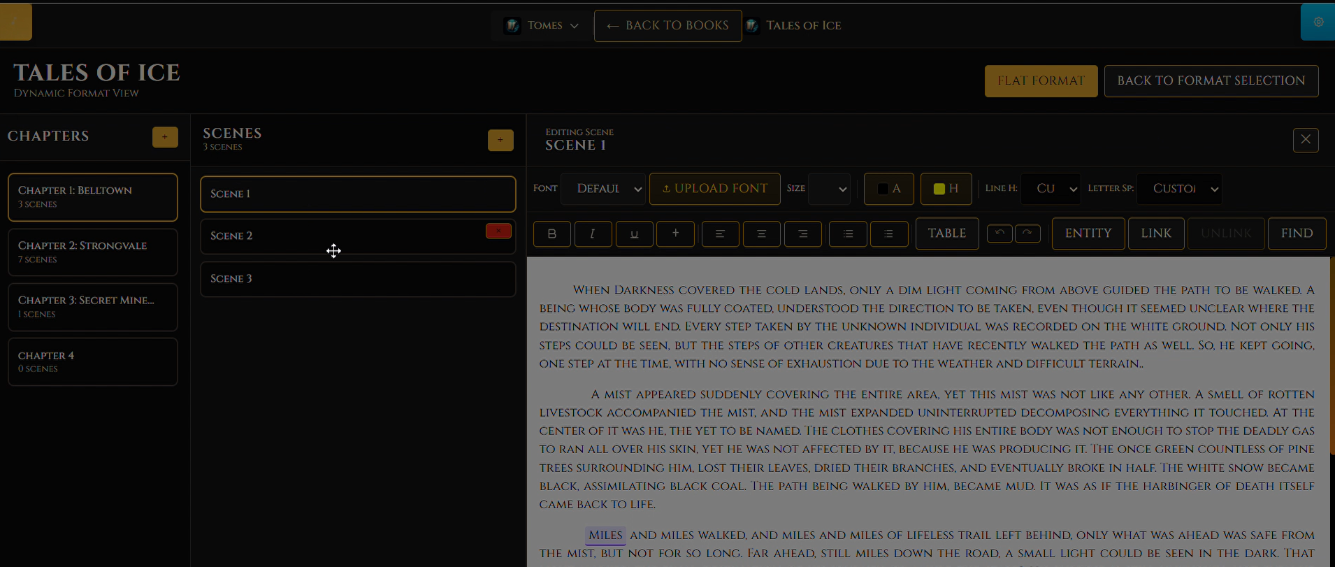 The Tome — Dynamic View